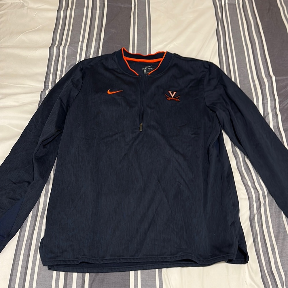 University of Virginia Nike Dri-fit 1/4 zip